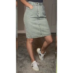 Vintage denim skirt